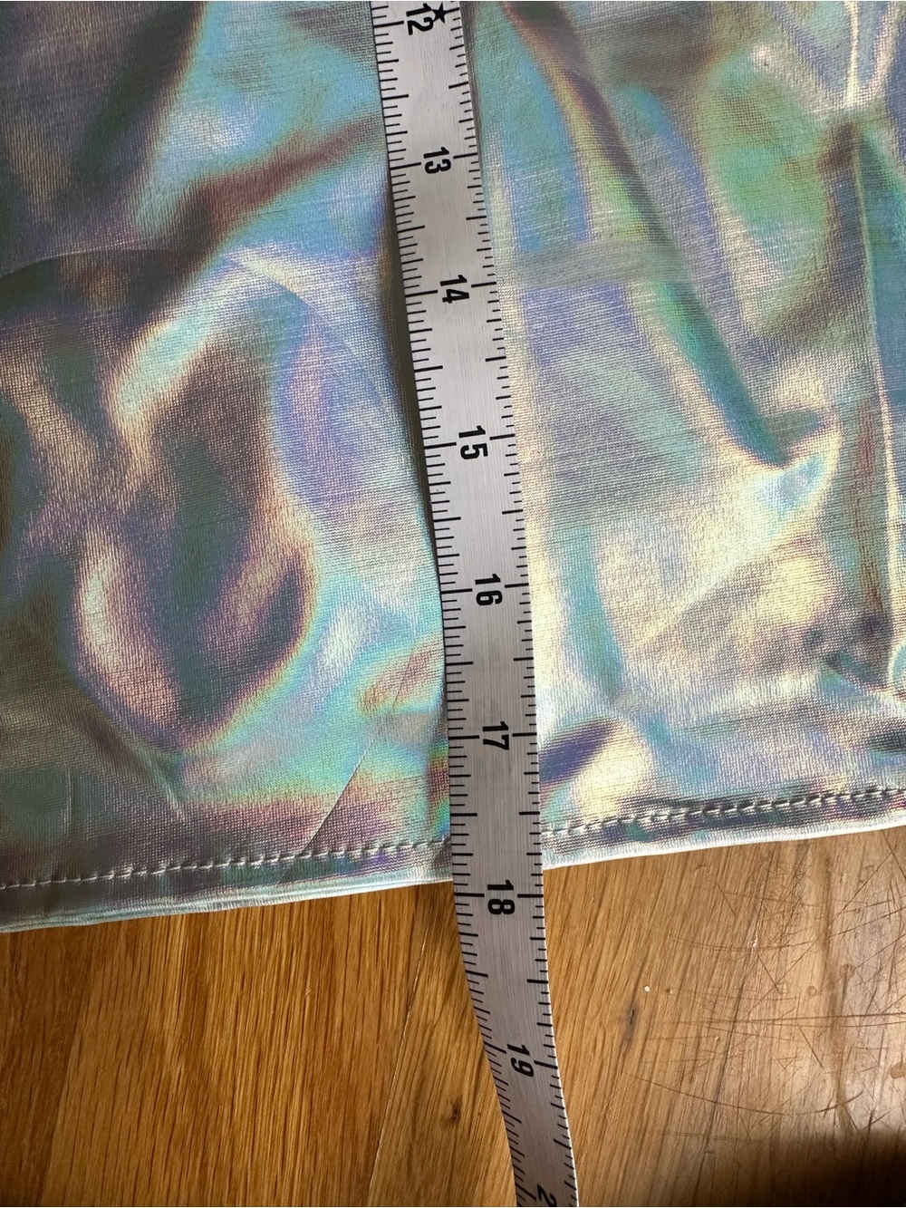 Sparkle In Pink Alien Costume Size 7/8 (XXL) Silver Elastic Skirt Top Accessory - Picture 4 of 6